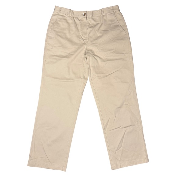 L.L.Bean Classic Fit Khaki Pants‎ Petite 12 New with Tags - Picture 1 of 6